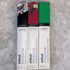 NWT Cricut bundle of 3 infusible ink